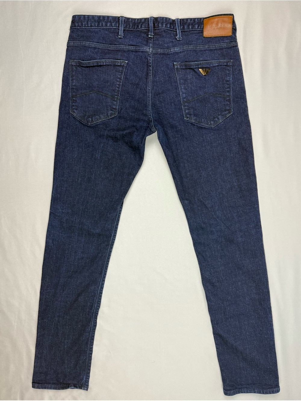 Armani Jeans Mens J06 Slim Fit Jeans 34 x 30 Dark Blue Denim B8